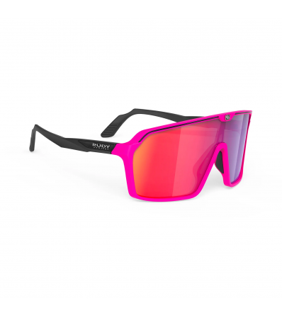 Rudy Sunglasses Spinshield Pink Fluo Matte - Multilaser Red