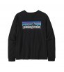 T-shirt Patagonia Long-Sleeved P-6 Logo Responsibili-Tee W's